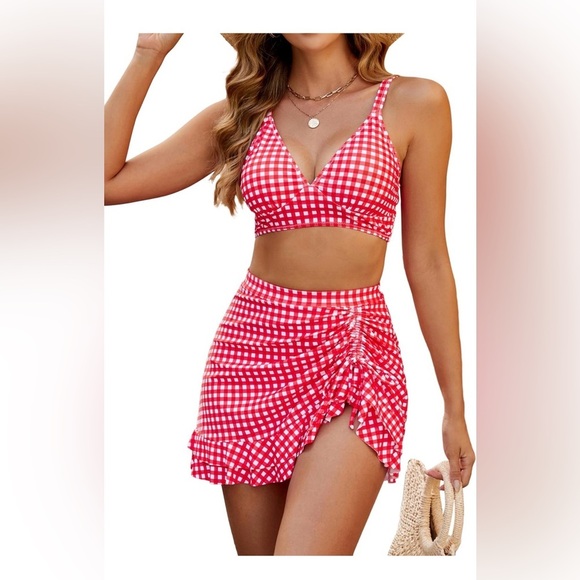 None Other - 🆕Women's High Waisted Bikini Sets Tummy Control Bathing Suit